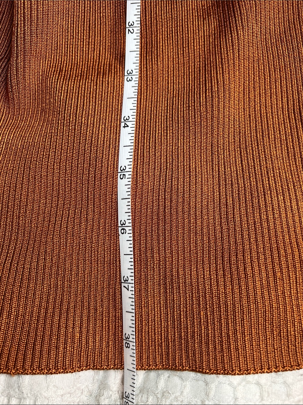 House of Harlow 1960 Rust One-Shoulder Knit Dress - Picture 6 of 11